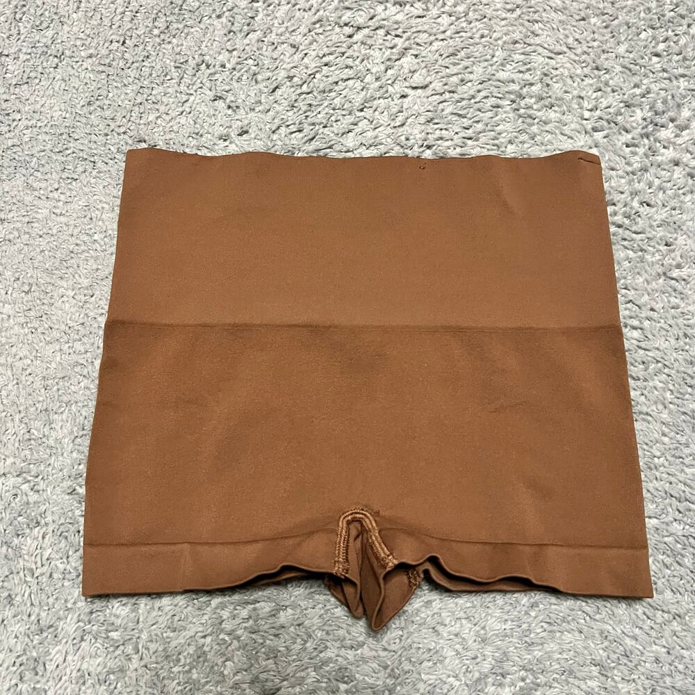 Spanx Womens Shaping Boyshort Small Solid Brown Shaper 40049R